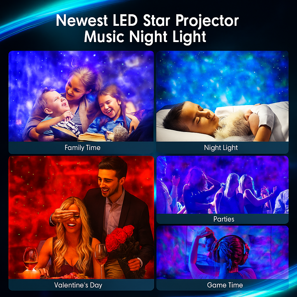 Starry Galaxy Projector